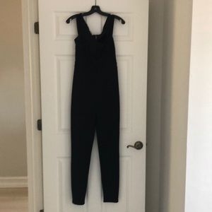 Bebe black jumpsuit